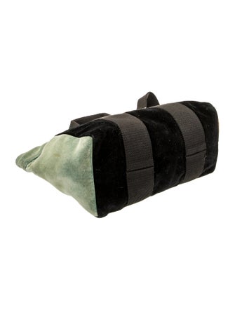 RUE de VERNEUIL Velvet Top Handle Bag