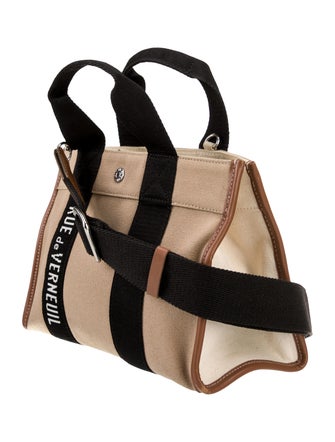 RUE de VERNEUIL Canvas Top Handle Bag