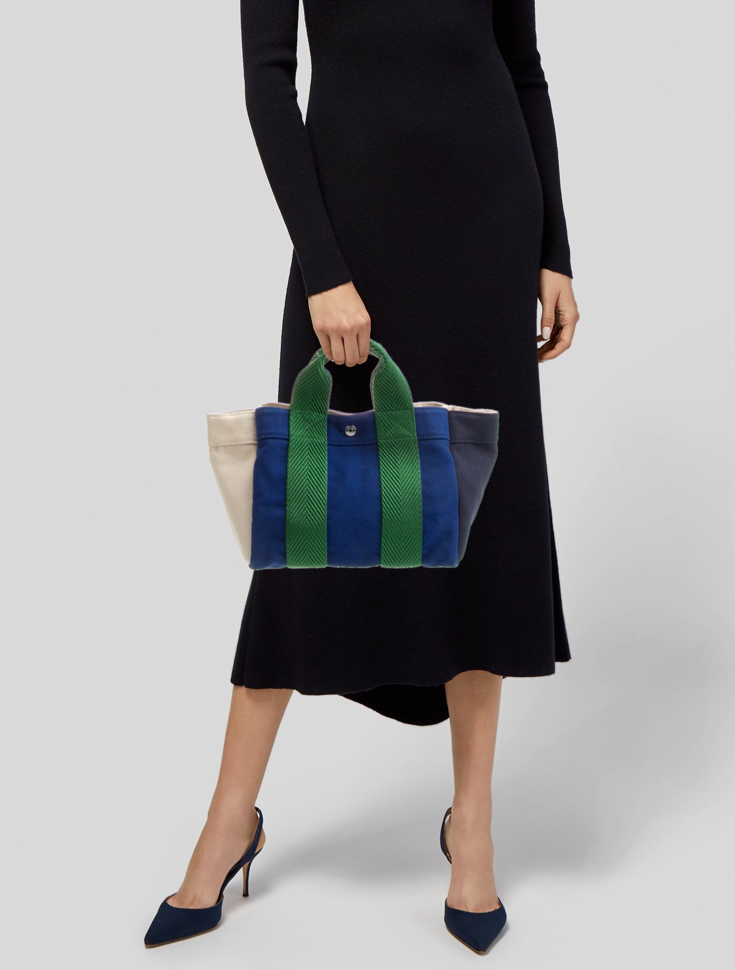 RUE de VERNEUIL Canvas Top Handle Bag