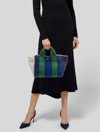 RUE de VERNEUIL Canvas Top Handle Bag