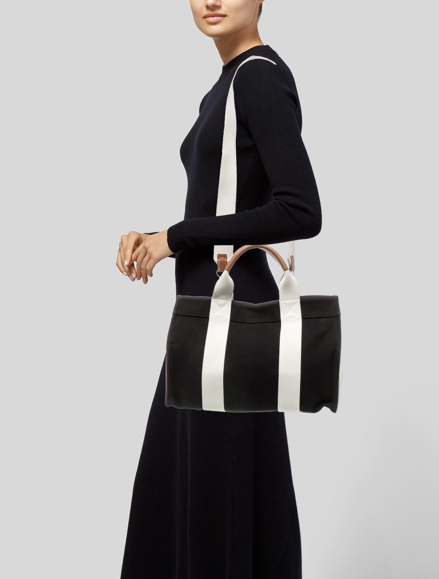 RUE de VERNEUIL Canvas Top Handle Bag