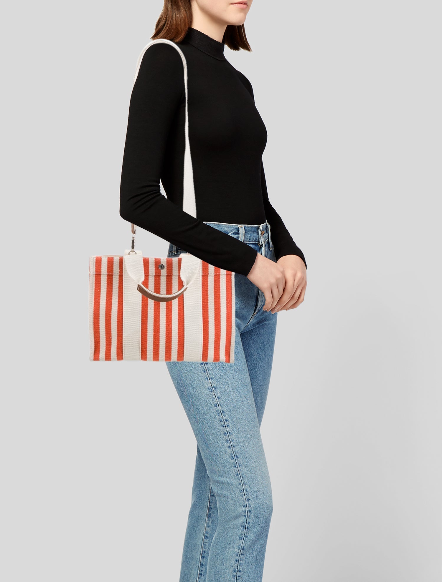 RUE de VERNEUIL Canvas Top Handle Bag