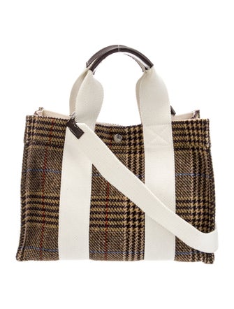 RUE de VERNEUIL Wool Top Handle Bag