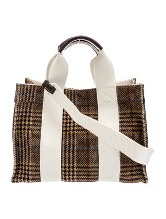 RUE de VERNEUIL Wool Top Handle Bag
