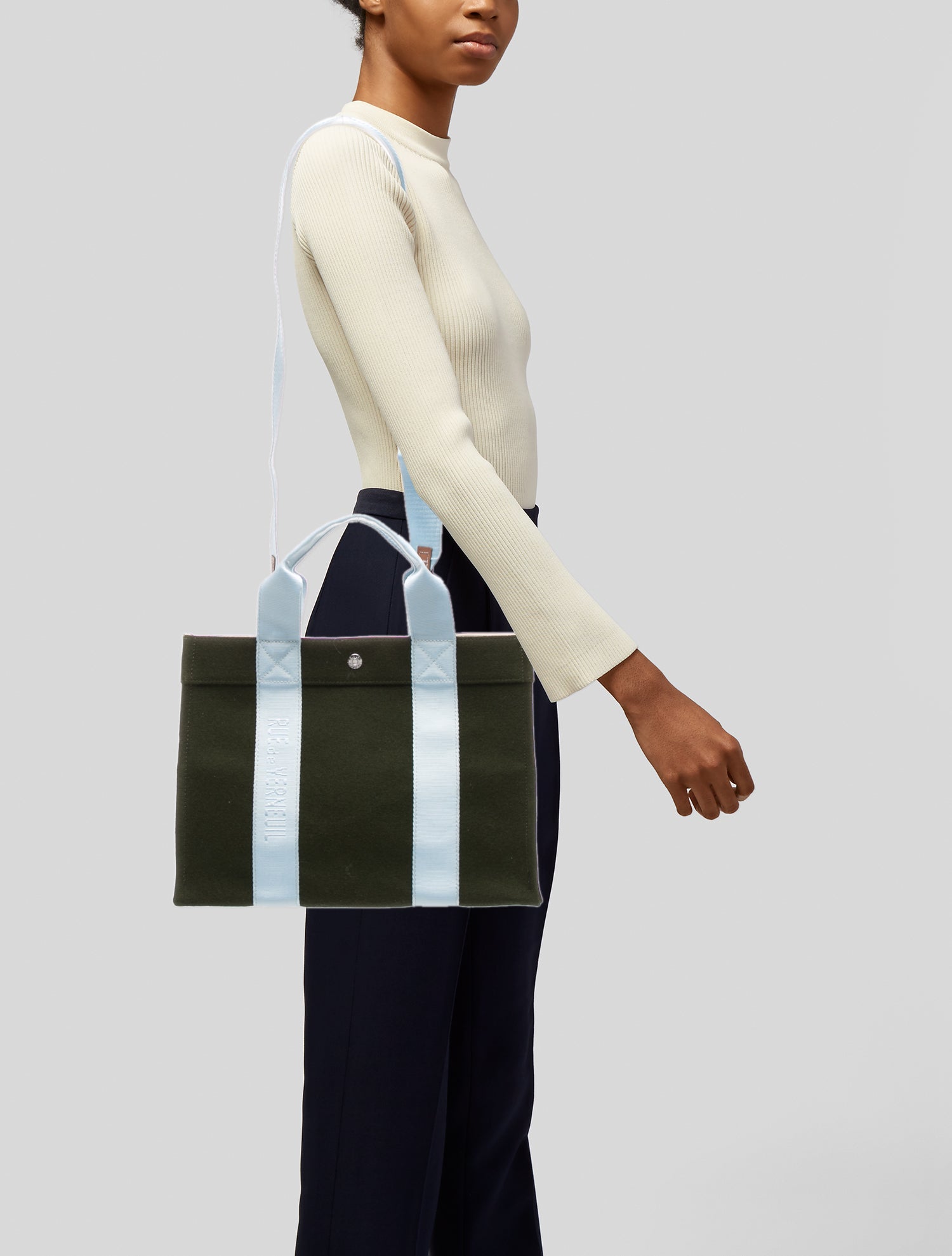 RUE de VERNEUIL Wool Tote