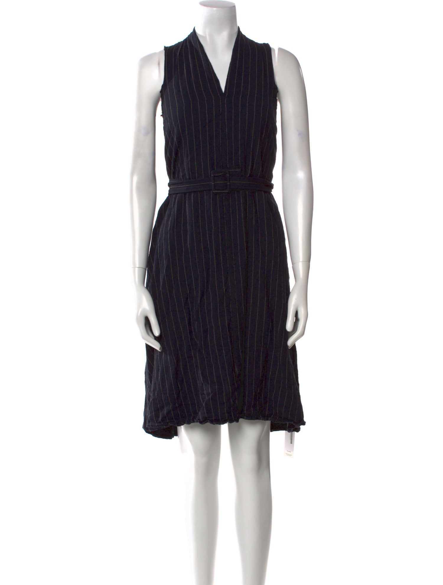 Rue Blanche Striped Knee-Length Dress