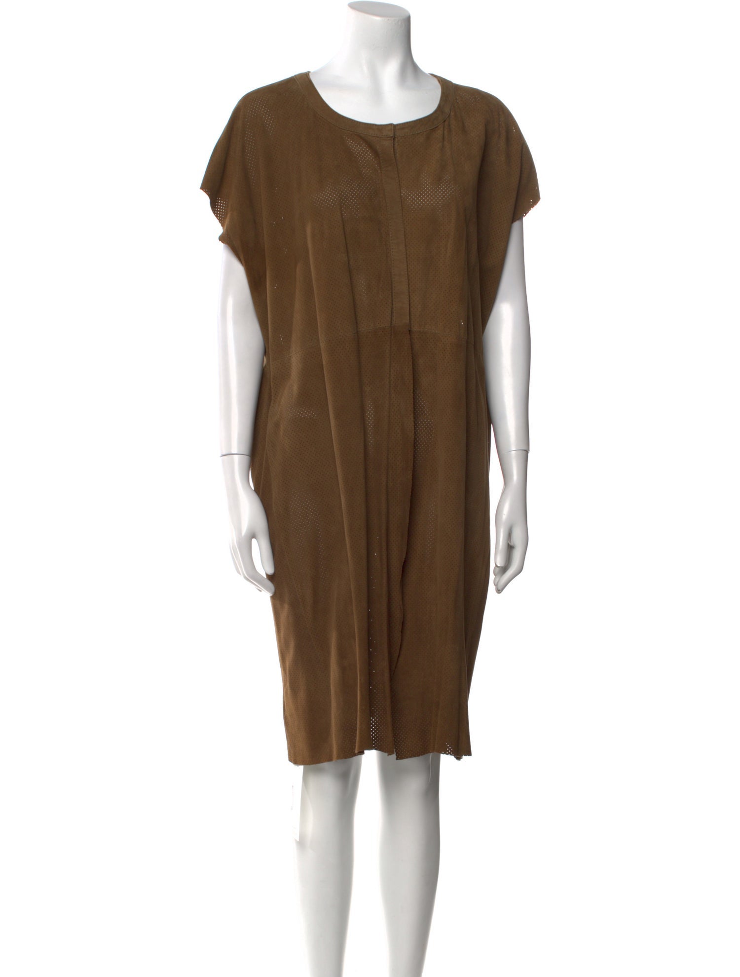 Rue Blanche Suede Knee-Length Dress