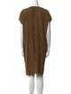 Rue Blanche Suede Knee-Length Dress