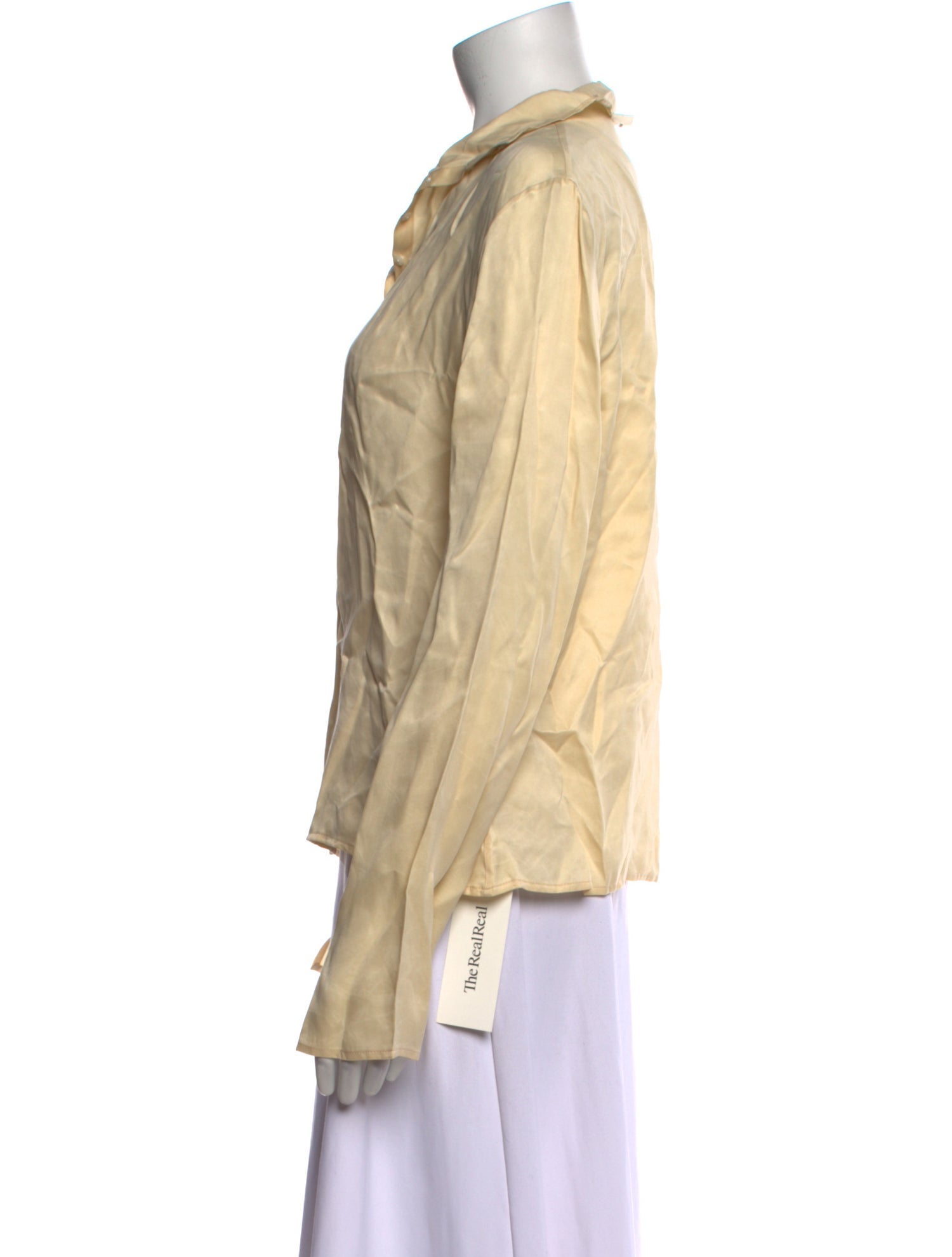 Ruohan Long Sleeve Button-Up Top