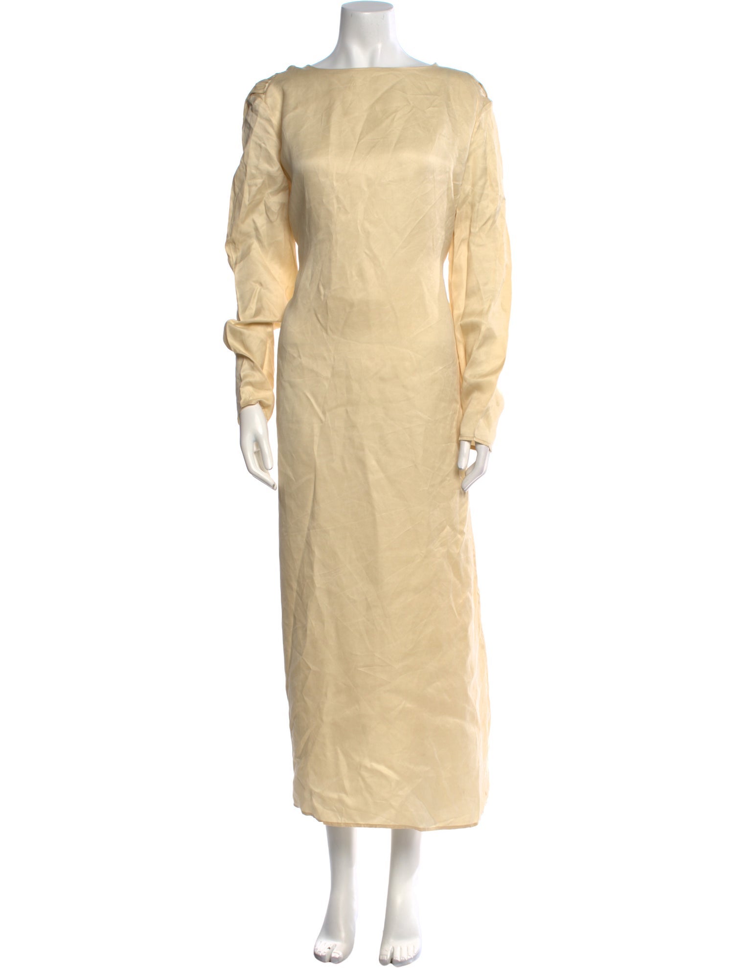 Ruohan Bateau Neckline Long Dress