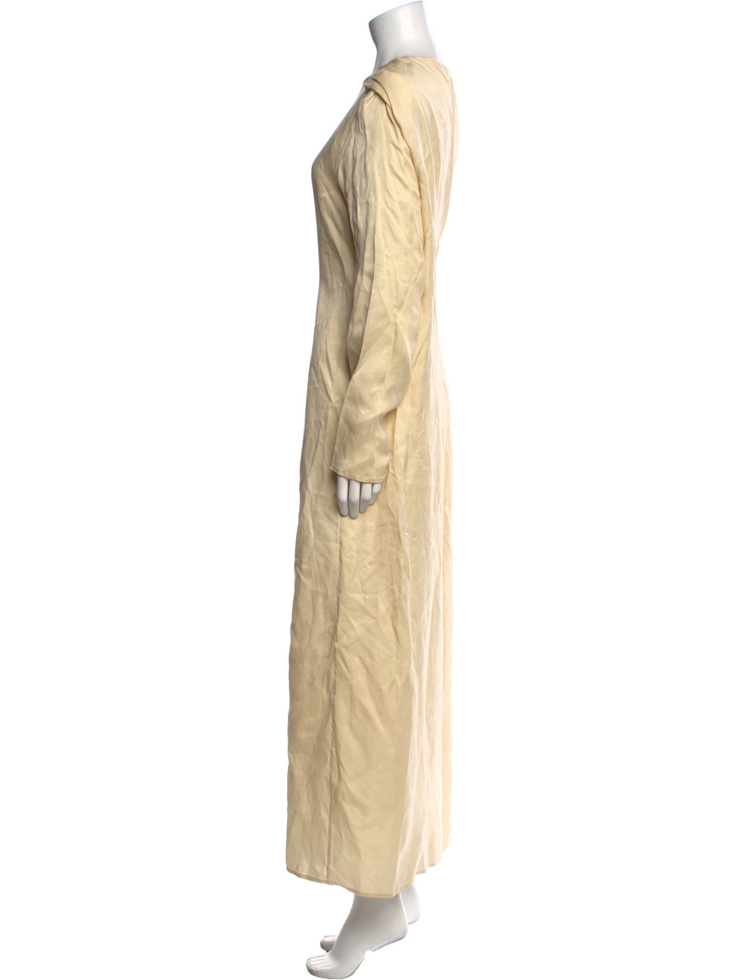 Ruohan Bateau Neckline Long Dress