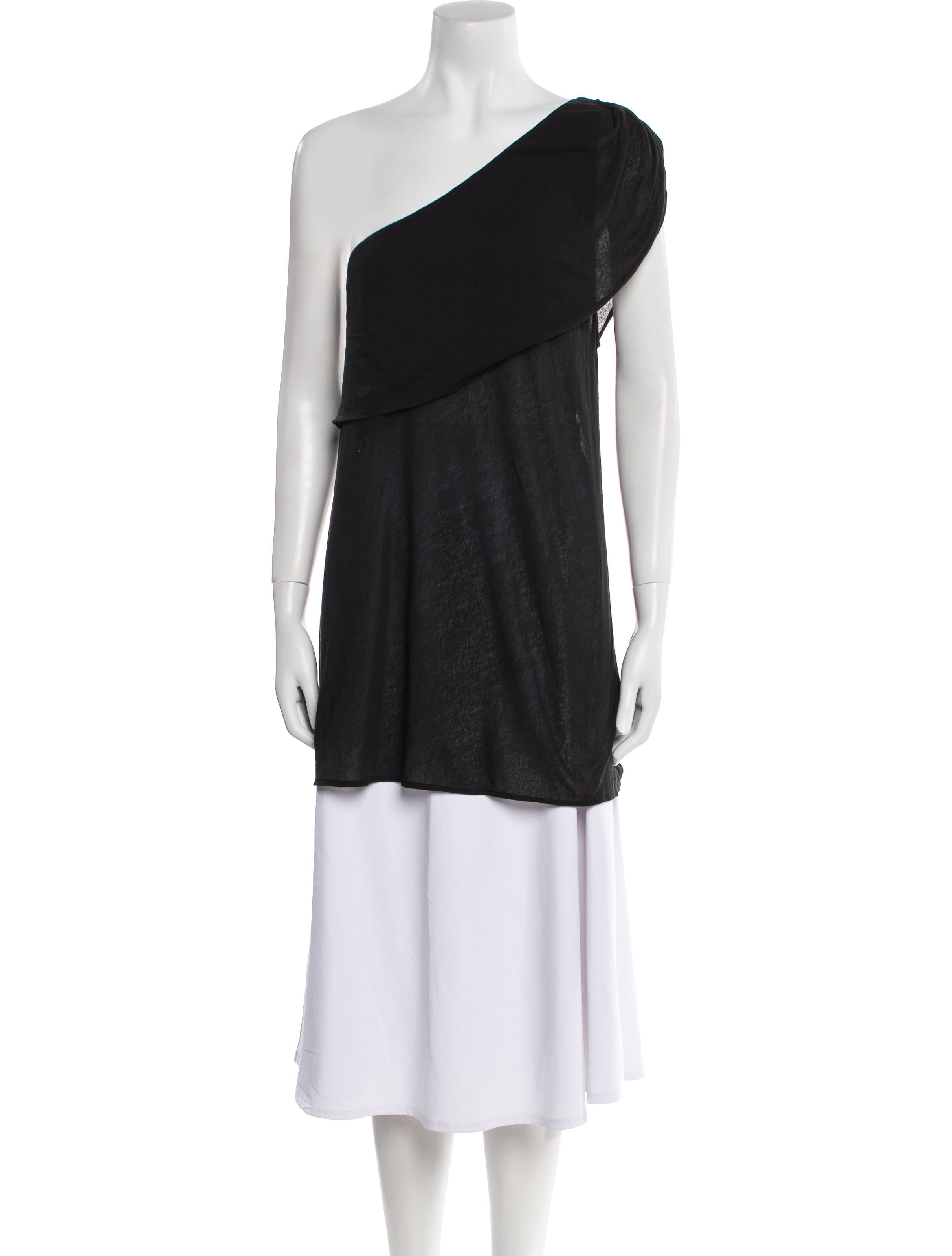 Ruohan One-Shoulder Sleeveless Tunic