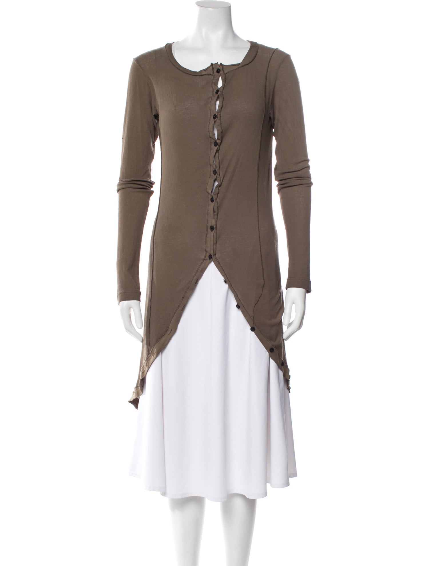 Rundholz Scoop Neck Long Sleeve Tunic
