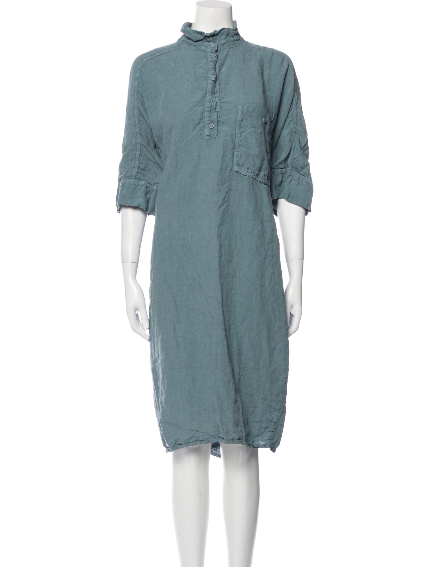 Rundholz Linen Knee-Length Dress
