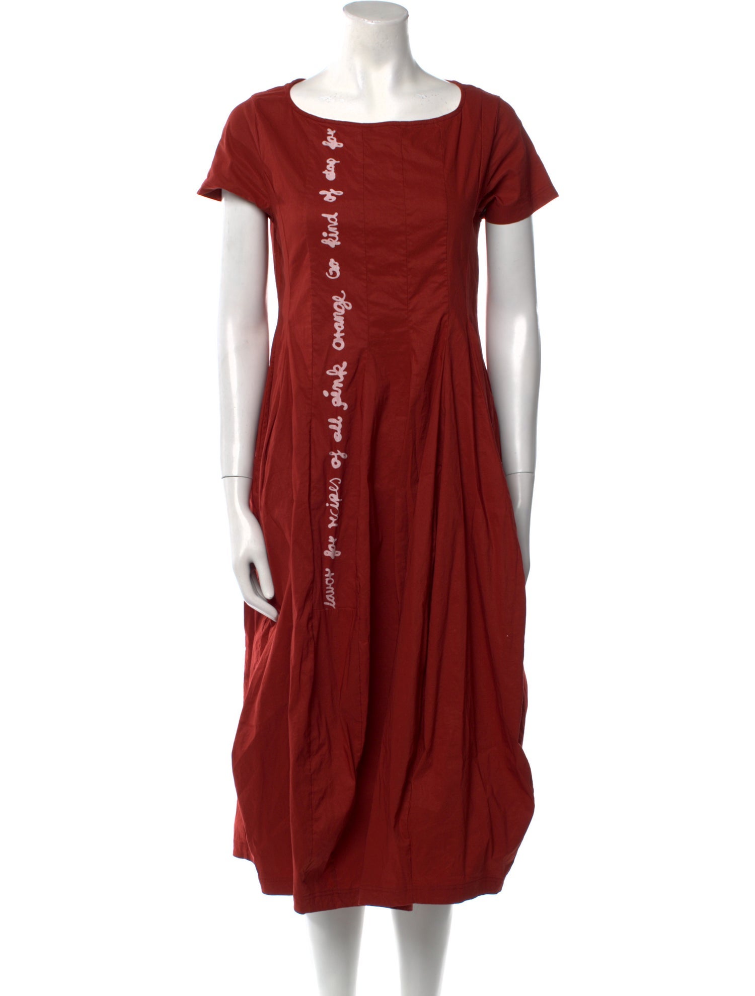 Rundholz Bateau Neckline Midi Length Dress