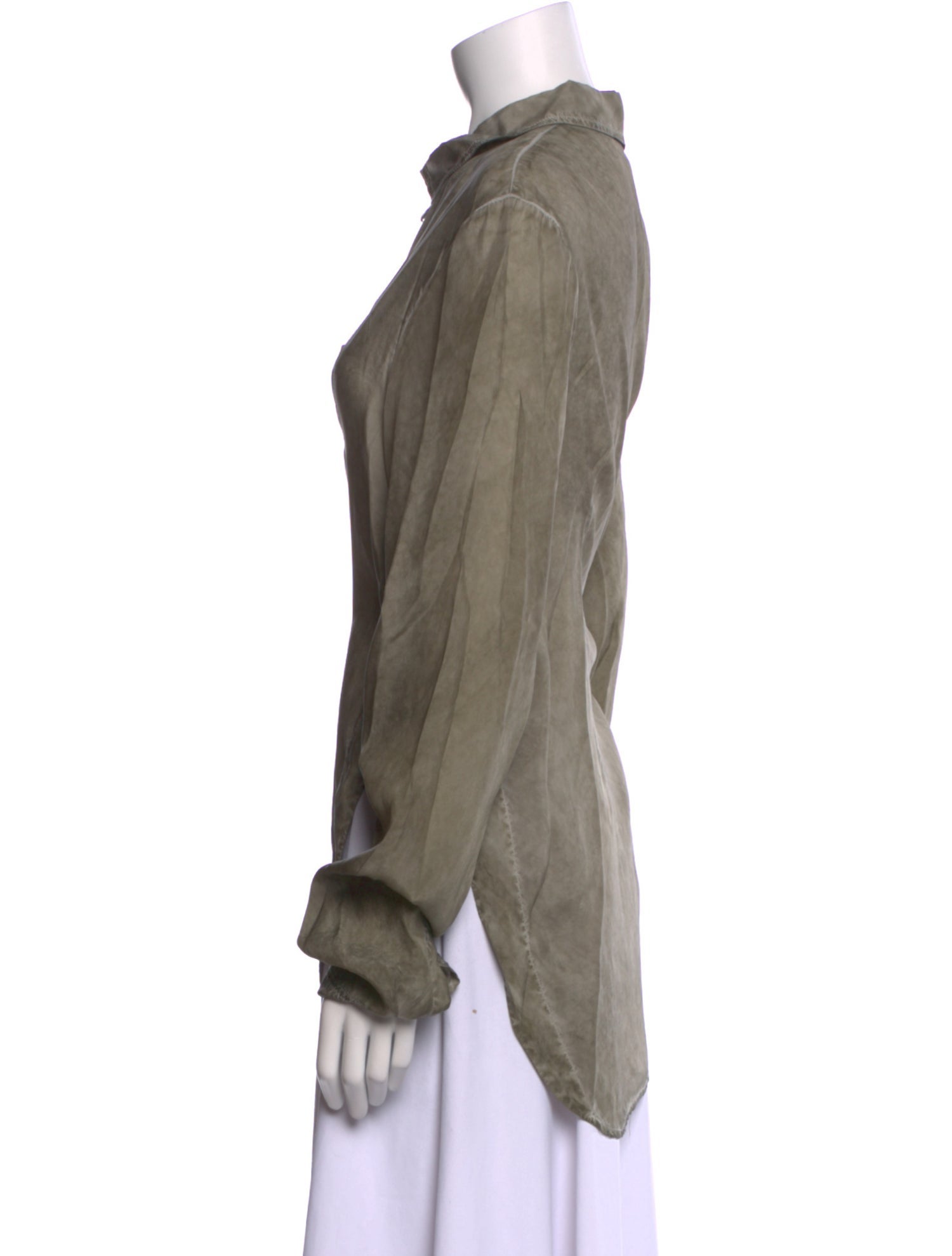 Rundholz Long Sleeve Button-Up Top