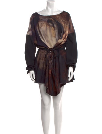 Rundholz Virgin Wool Knee-Length Dress