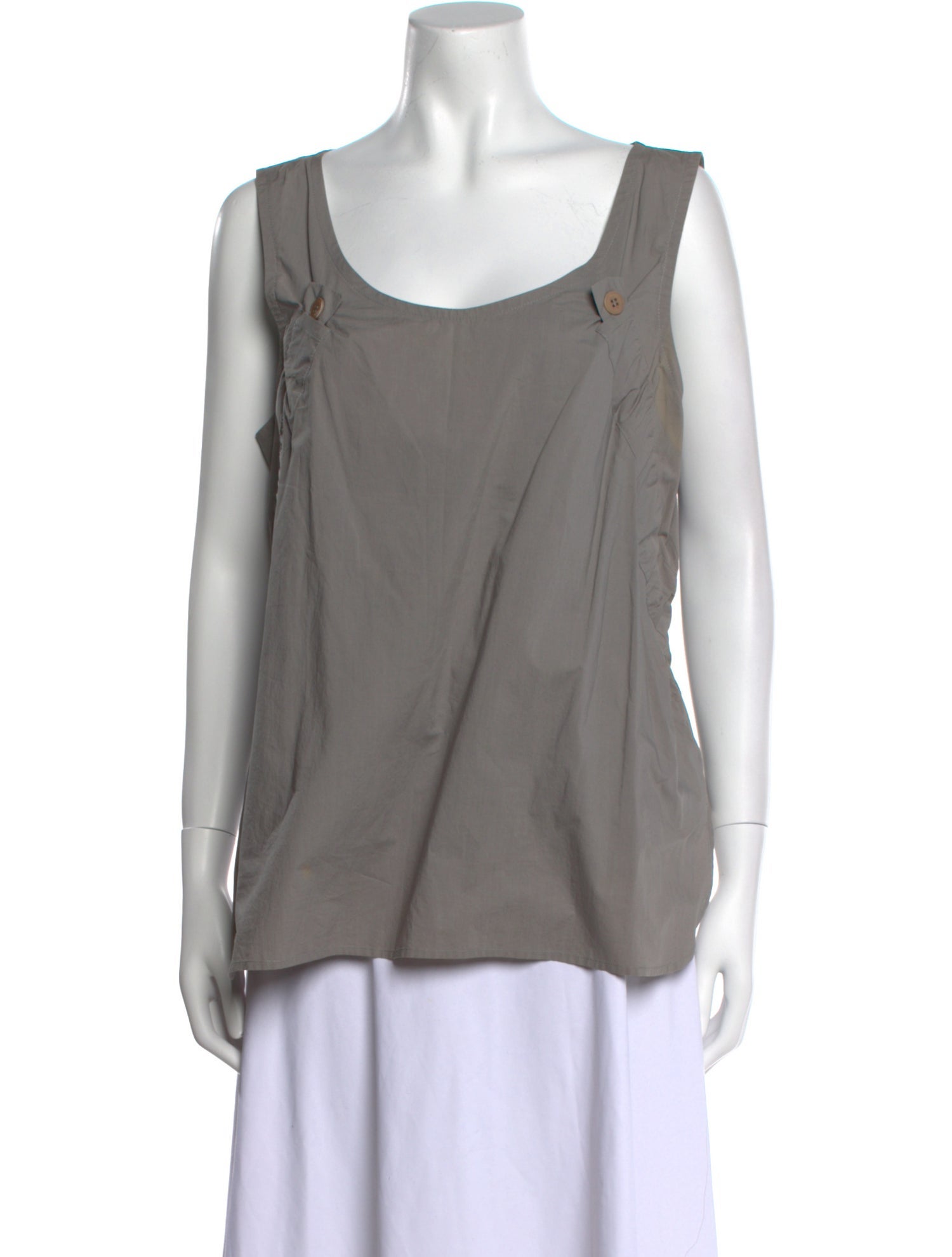 Rundholz Scoop Neck Sleeveless Top