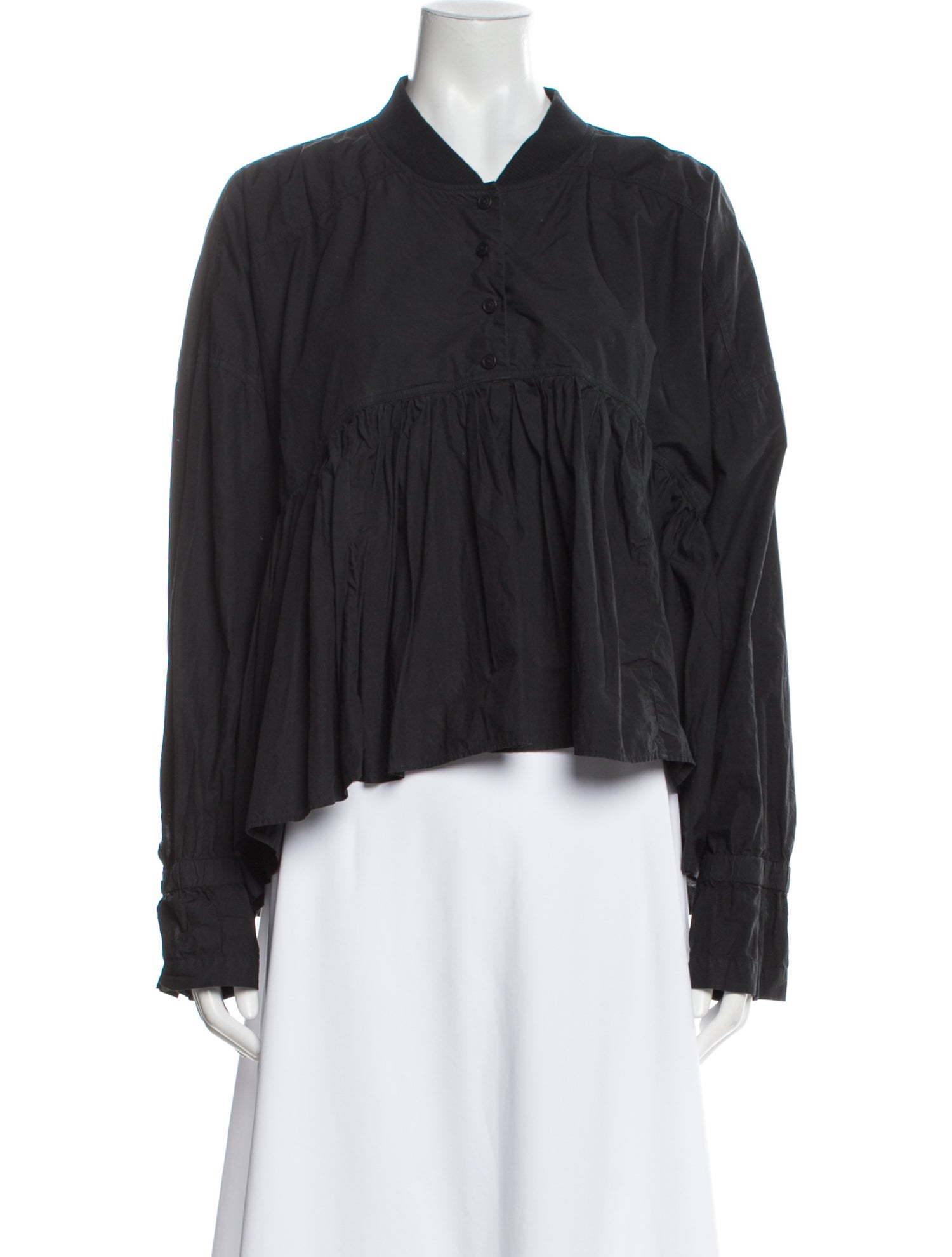 Rundholz V-Neck Long Sleeve Polo