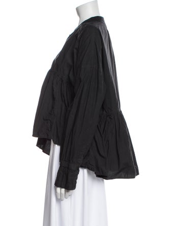 Rundholz V-Neck Long Sleeve Polo