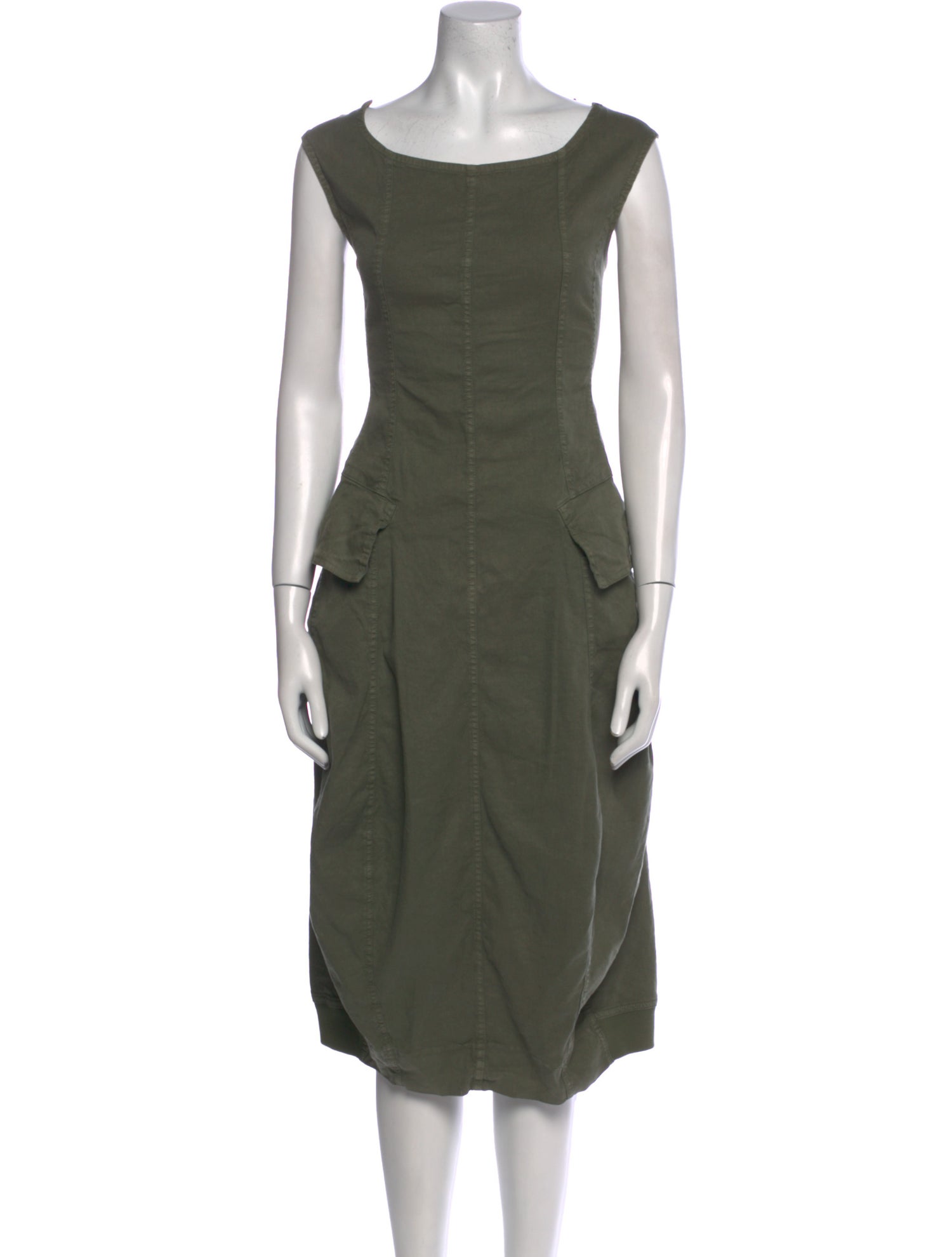 Rundholz Black Label Linen Midi Length Dress