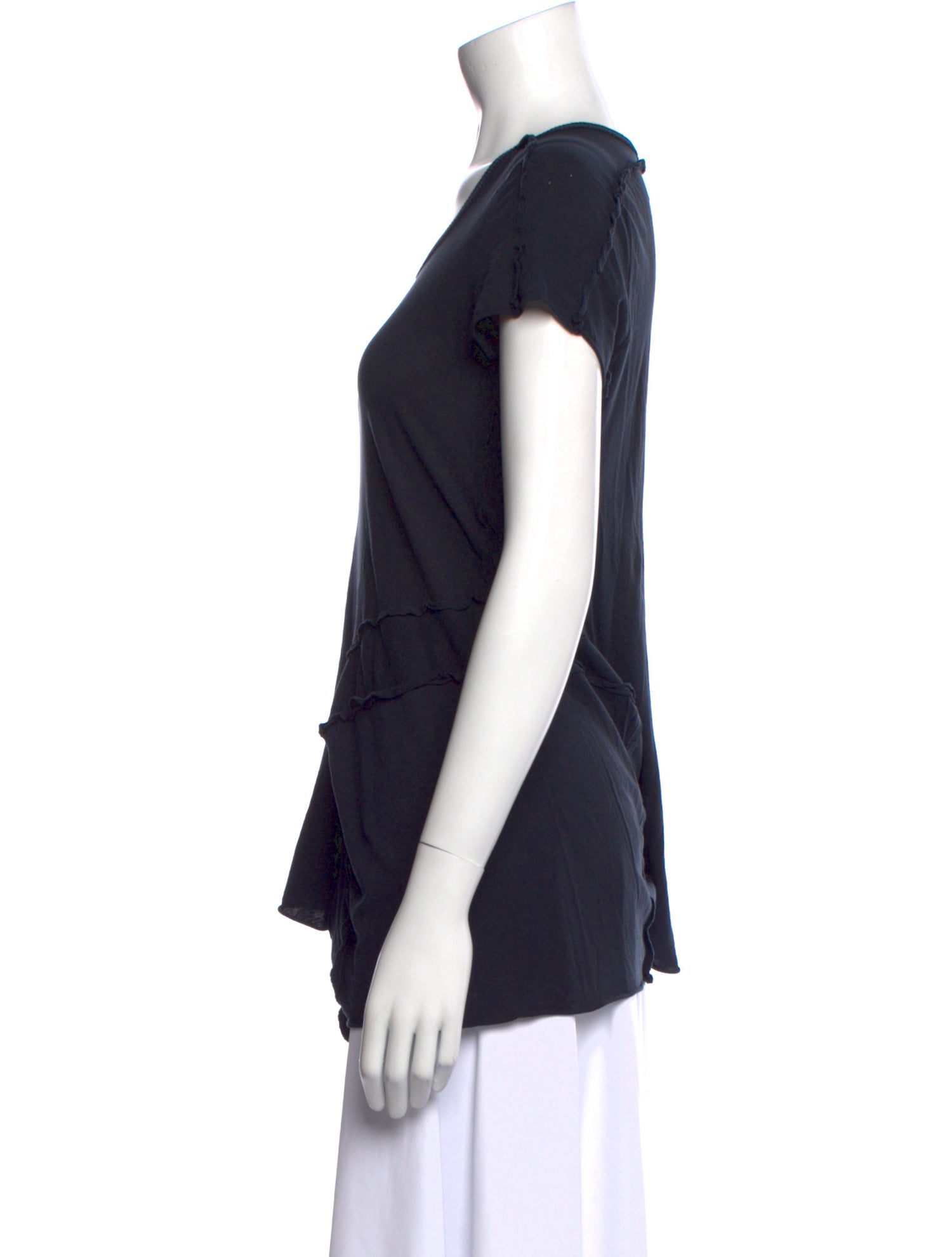 Rundholz Scoop Neck Short Sleeve T-Shirt