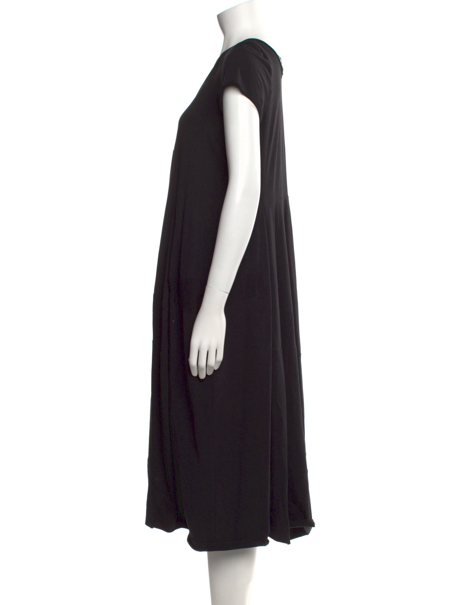 Rundholz Scoop Neck Midi Length Dress