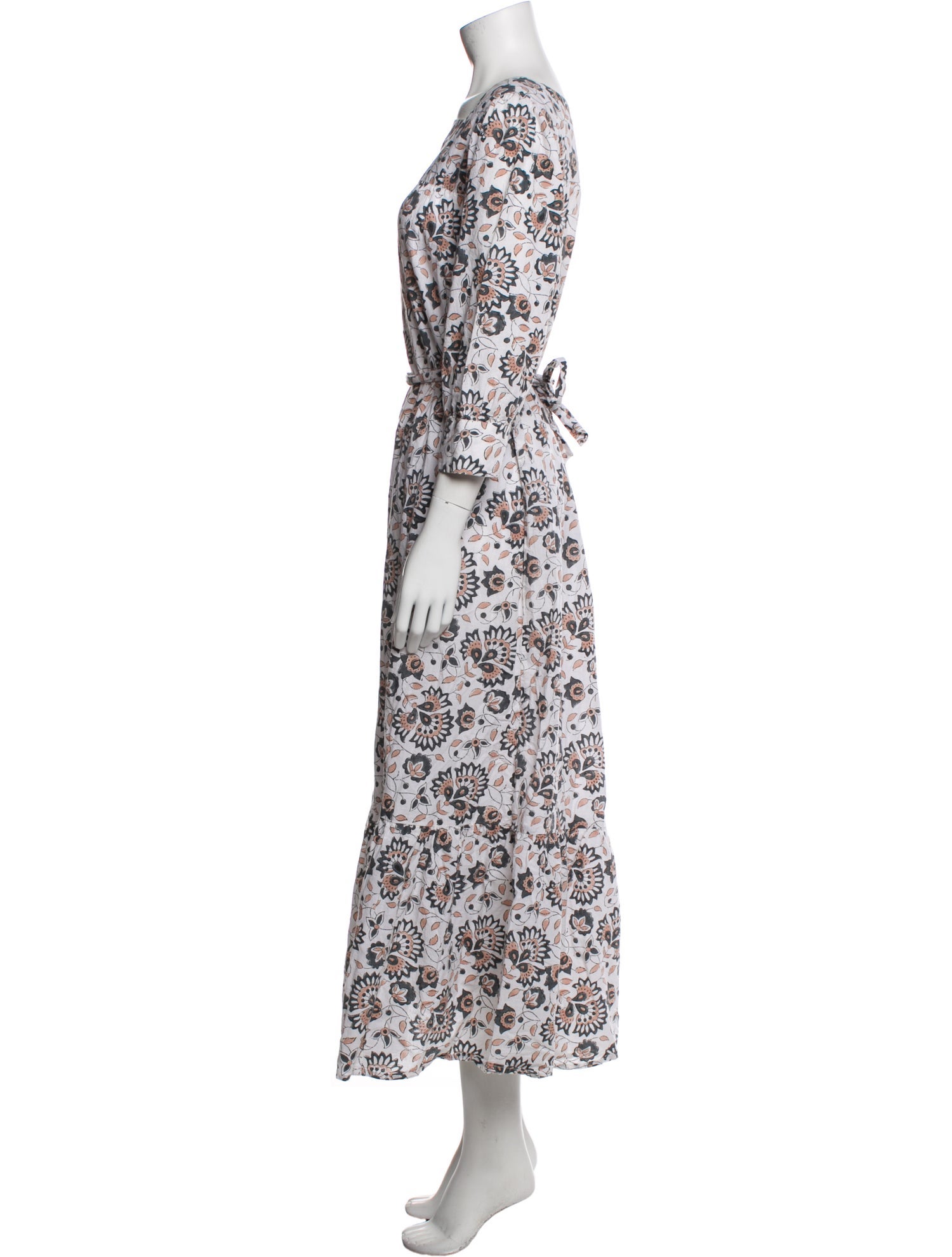 Rachel Pally Floral Print Long Dress