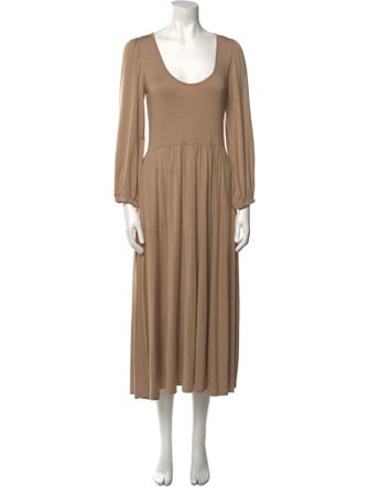 Rachel Pally Scoop Neck Midi Length Dress