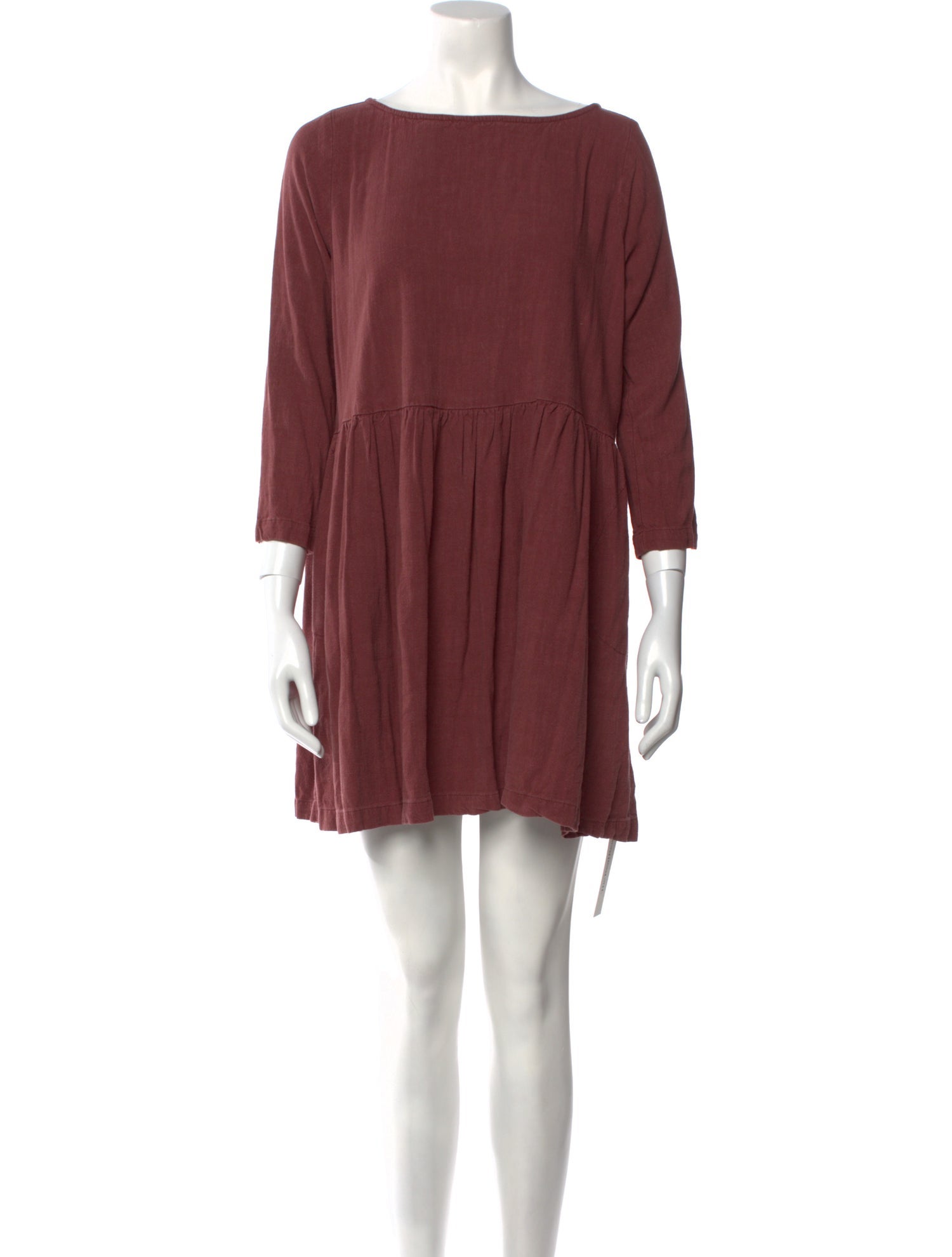 Rachel Pally Bateau Neckline Mini Dress