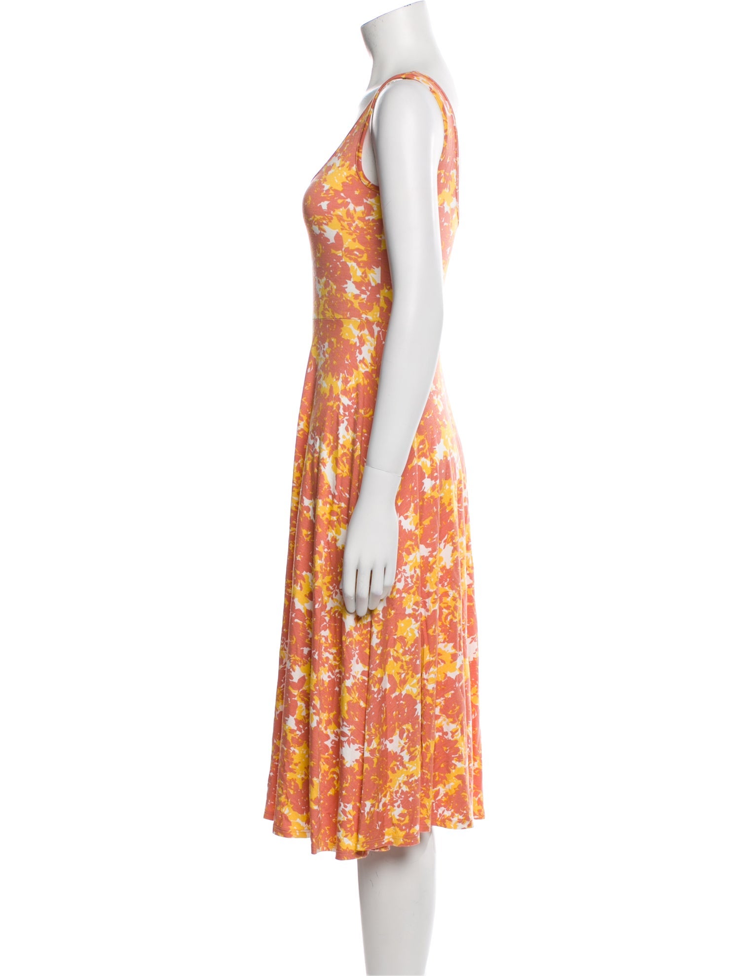 Rachel Pally Floral Print Midi Length Dress