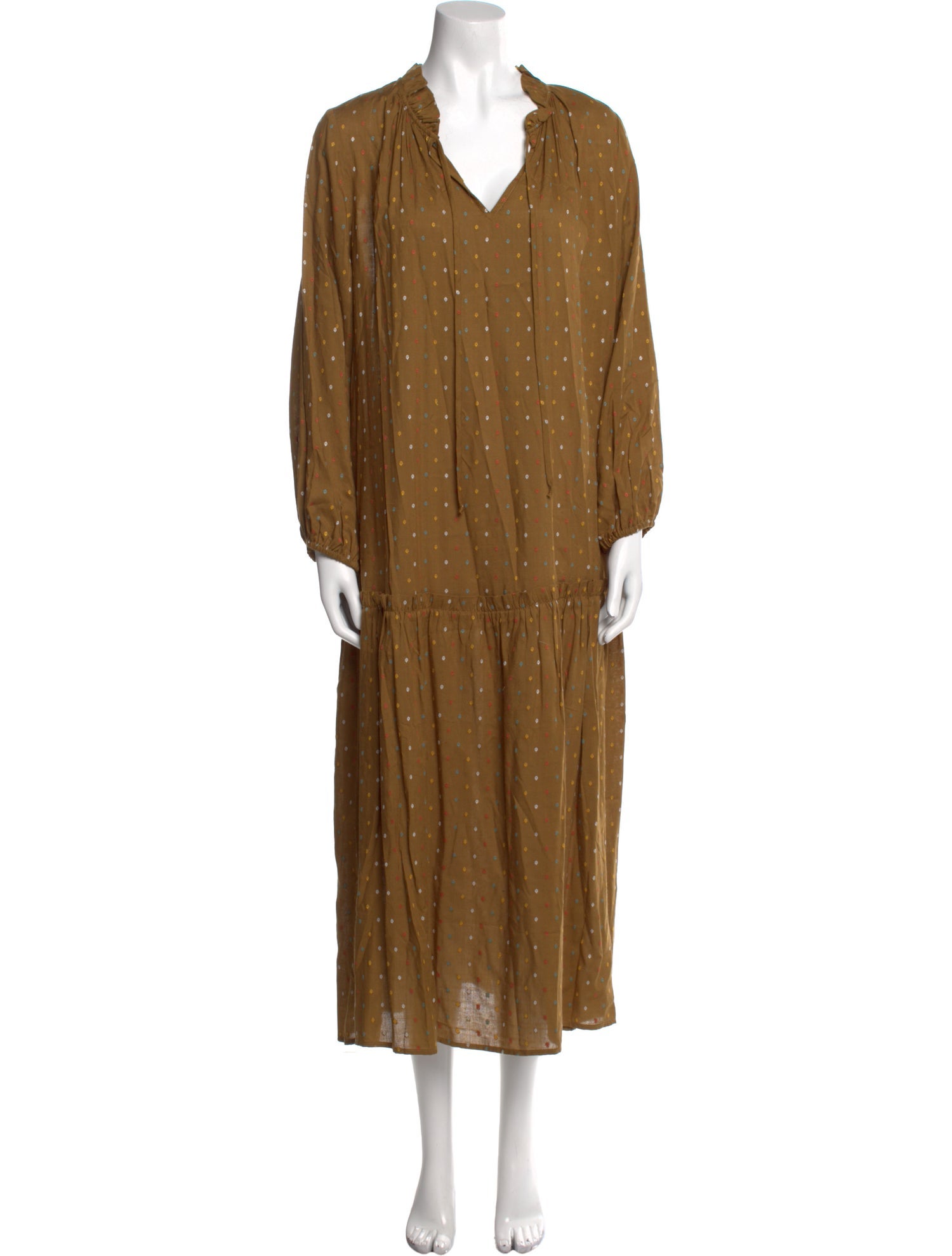 Rachel Pally Polka Dot Print Long Dress w/ Tags