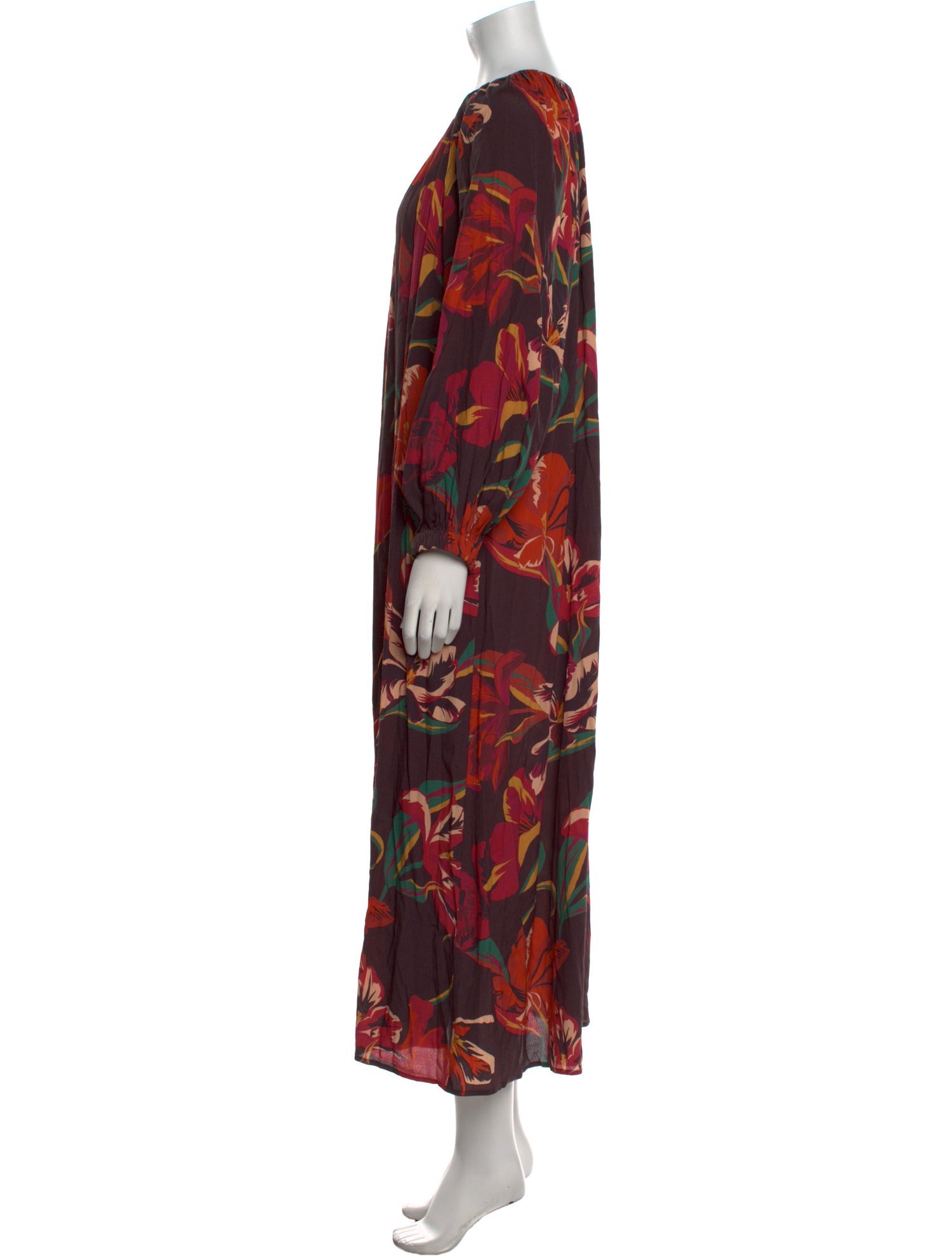 Rachel Pally Floral Print Long Dress