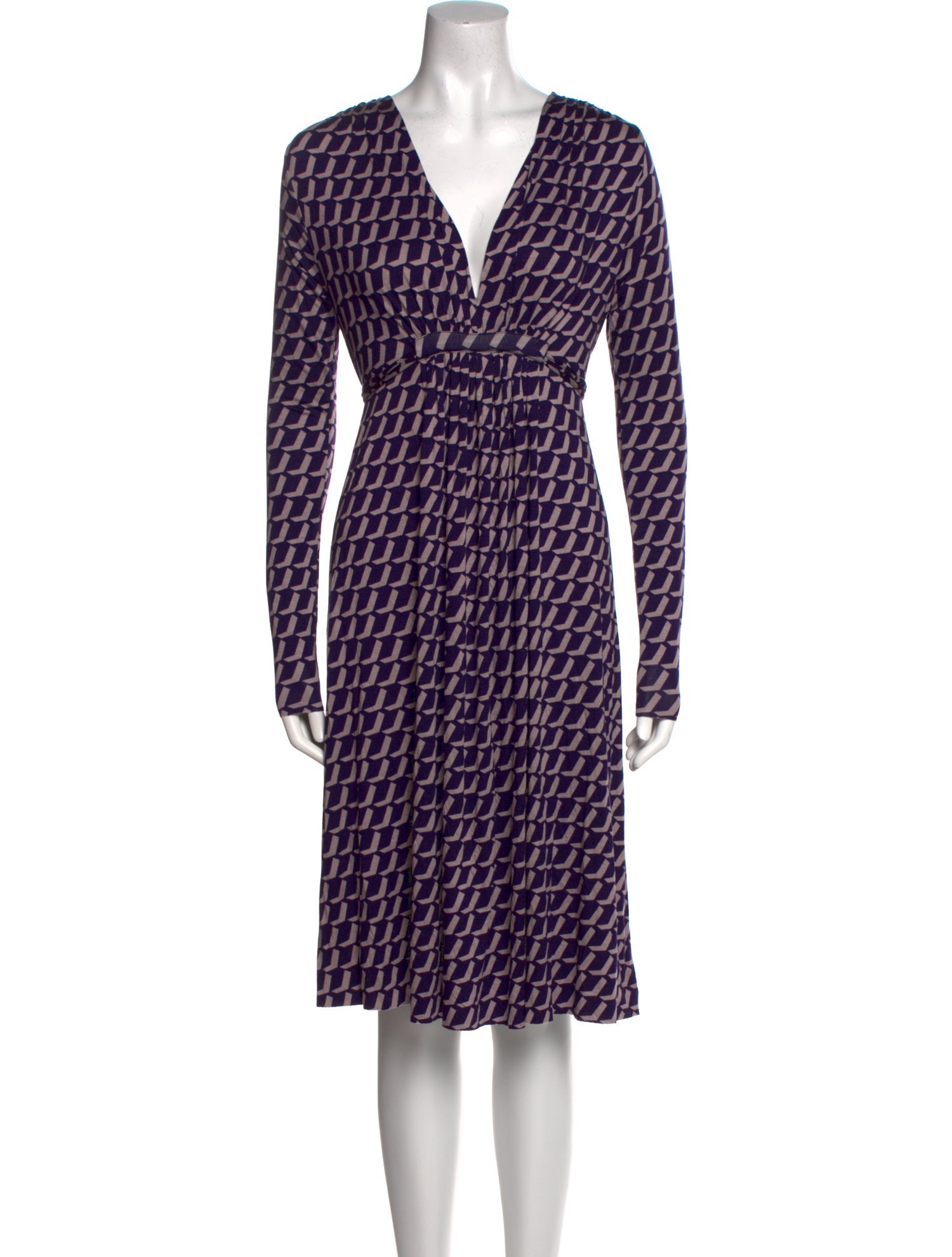 Rachel Pally Plaid Print Knee-Length Dress