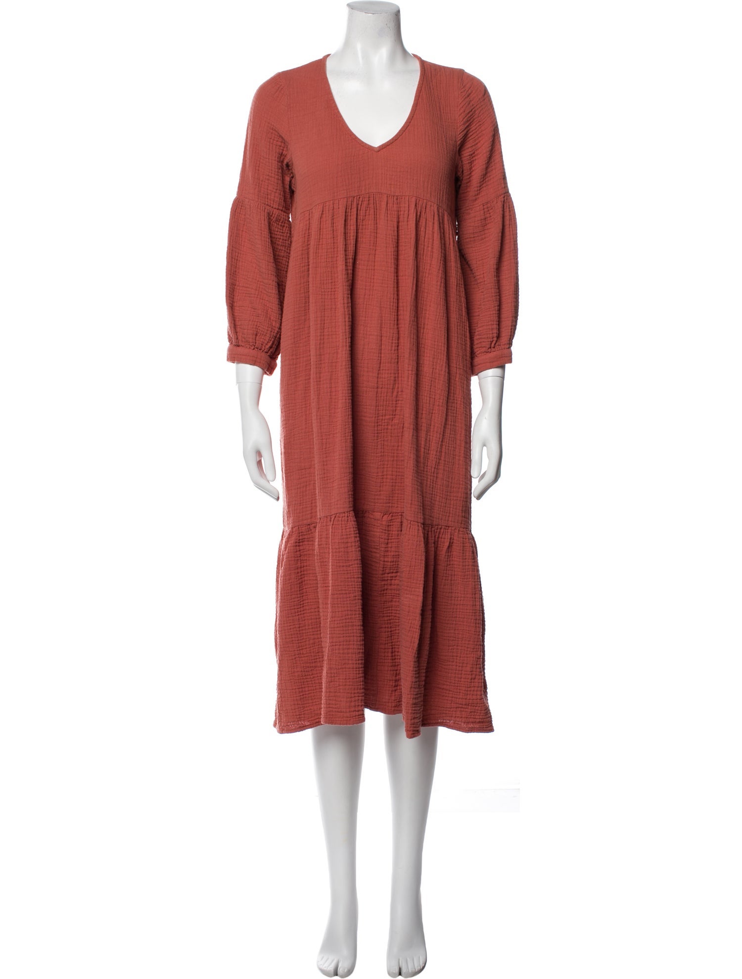 Rachel Pally Scoop Neck Midi Length Dress