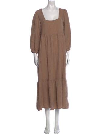 Rachel Pally Square Neckline Long Dress