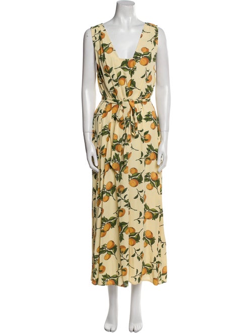 Rachel Pally Floral Print Long Dress