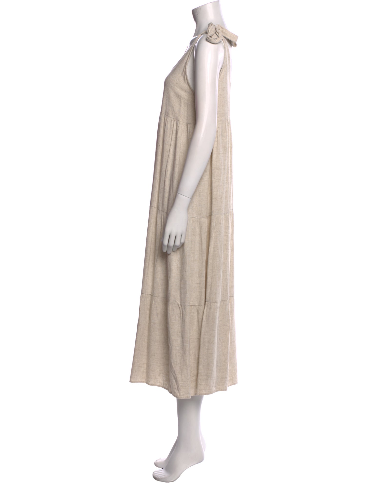 Rachel Pally Scoop Neck Midi Length Dress