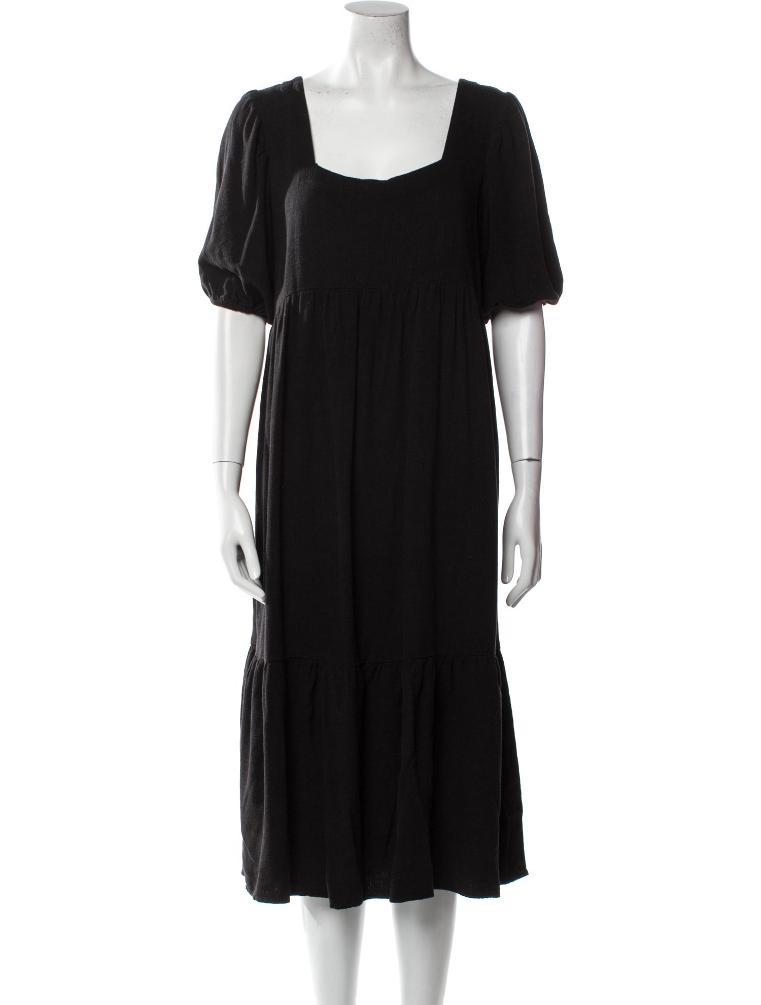 Rachel Pally Square Neckline Midi Length Dress