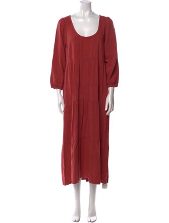 Rachel Pally Scoop Neck Long Dress