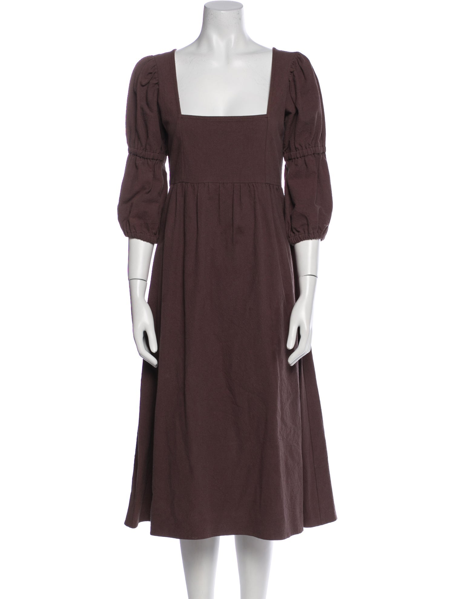 Rachel Pally Square Neckline Midi Length Dress