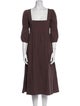 Rachel Pally Square Neckline Midi Length Dress