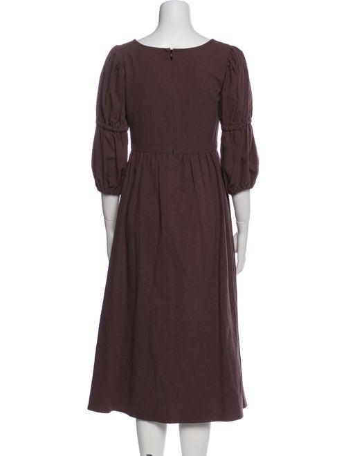 Rachel Pally Square Neckline Midi Length Dress