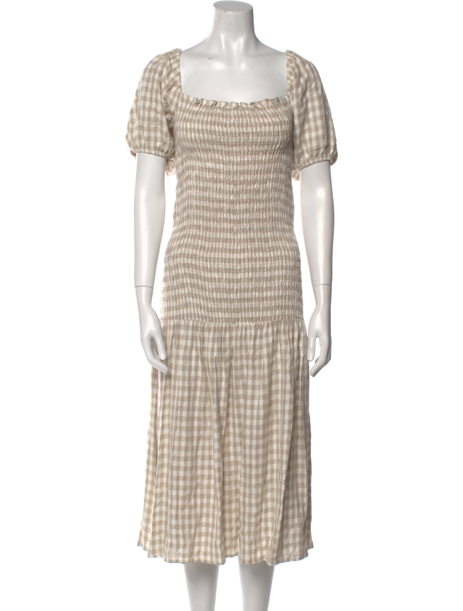 Rachel Pally Plaid Print Long Dress