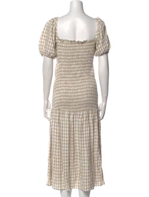 Rachel Pally Plaid Print Long Dress