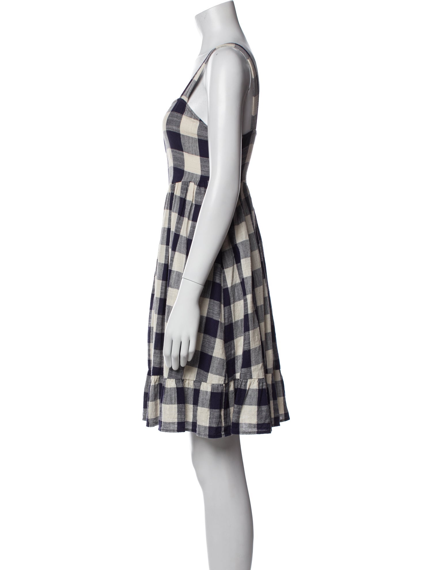 Rachel Pally Plaid Print Mini Dress