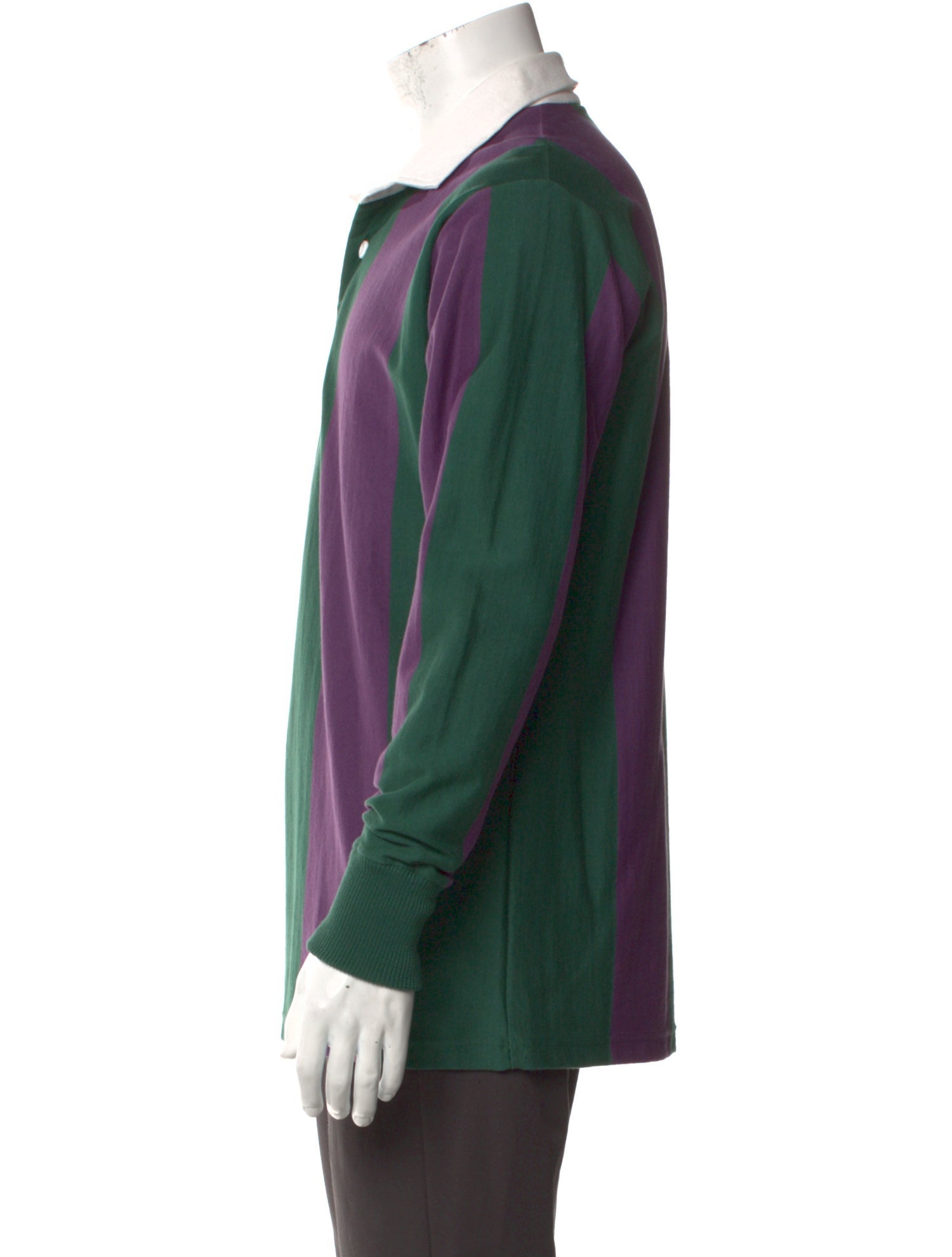 Rowing Blazers Collar Long Sleeve Polo Shirt