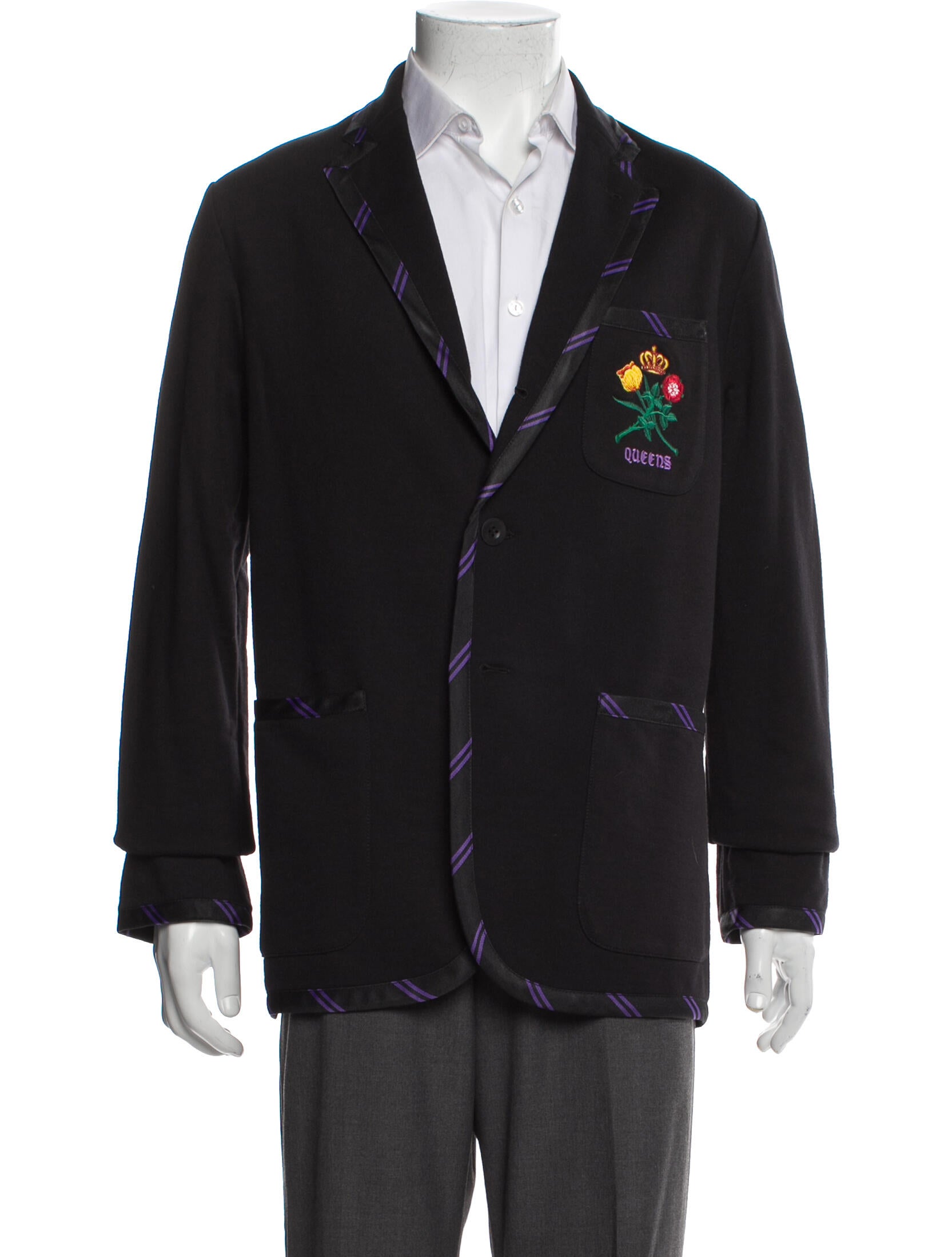 ROWING BLAZERS ローイングブレザーズ ラガーシャツ M 黒 ACNE - rowing blazers ラガーシャツ M ローイングブレザーズ の