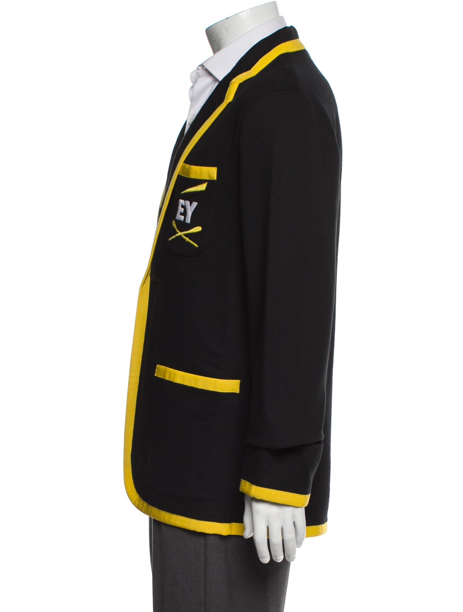 Rowing Blazers Colorblock Pattern Embroidered Accent Blazer
