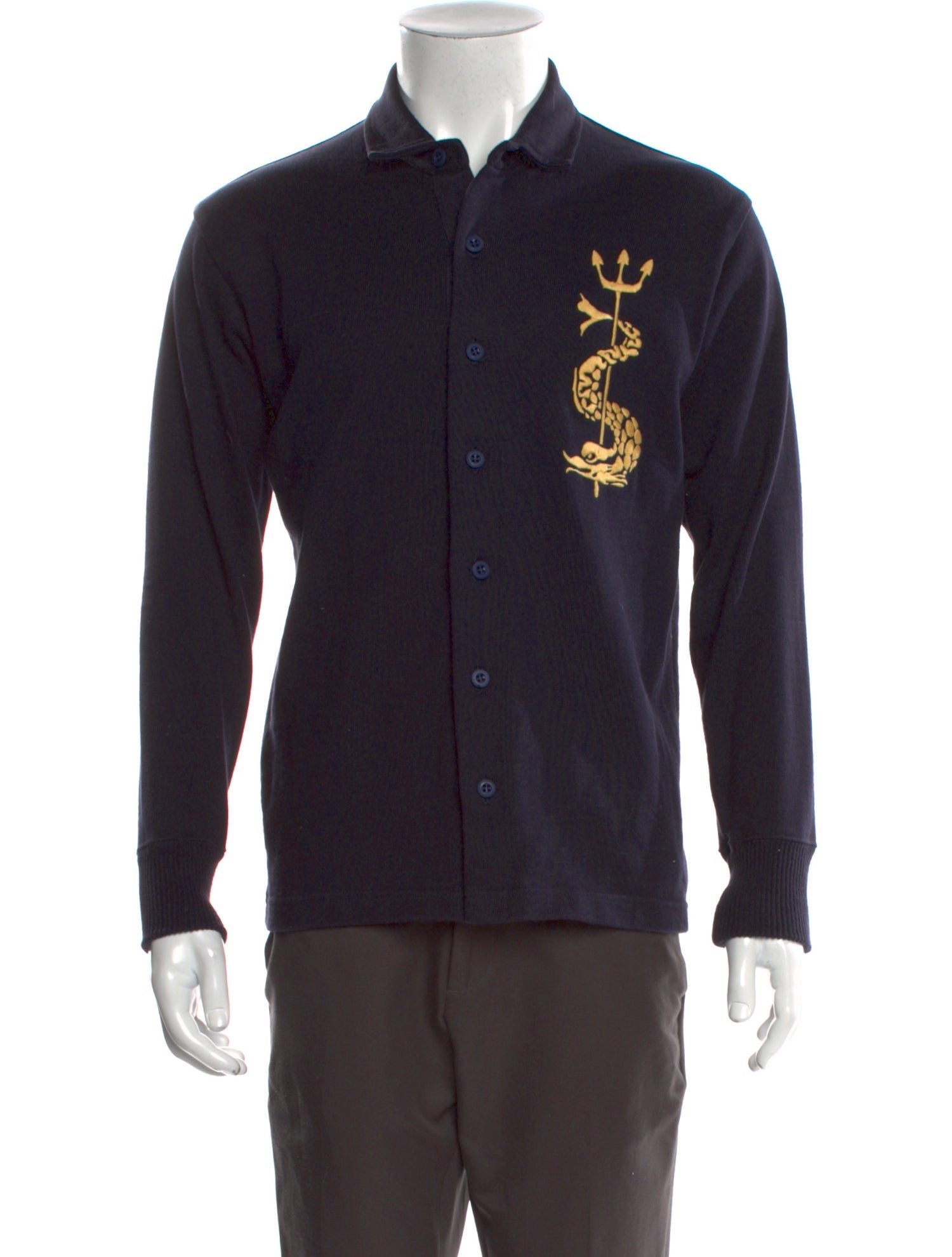 Rowing Blazers Graphic Print Collar Cardigan